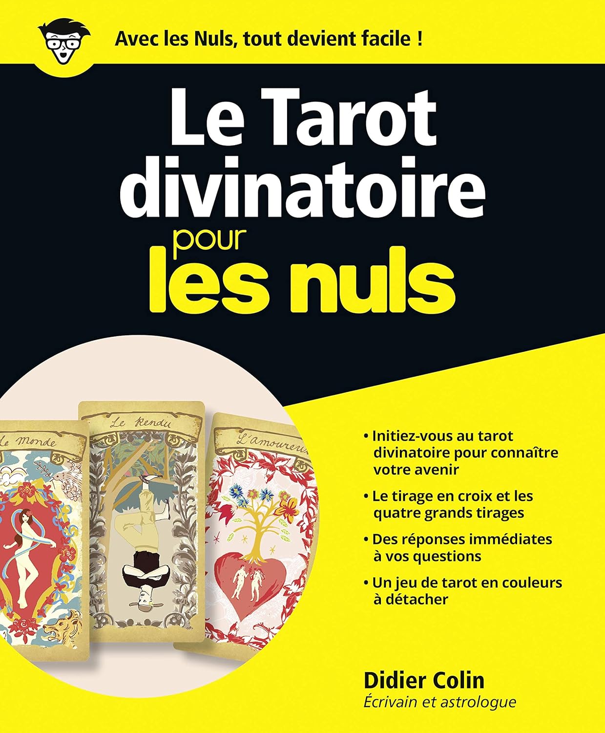 Livre Le tarot divinatoire pour les nuls - Didier Colin (Livre d'occasion)