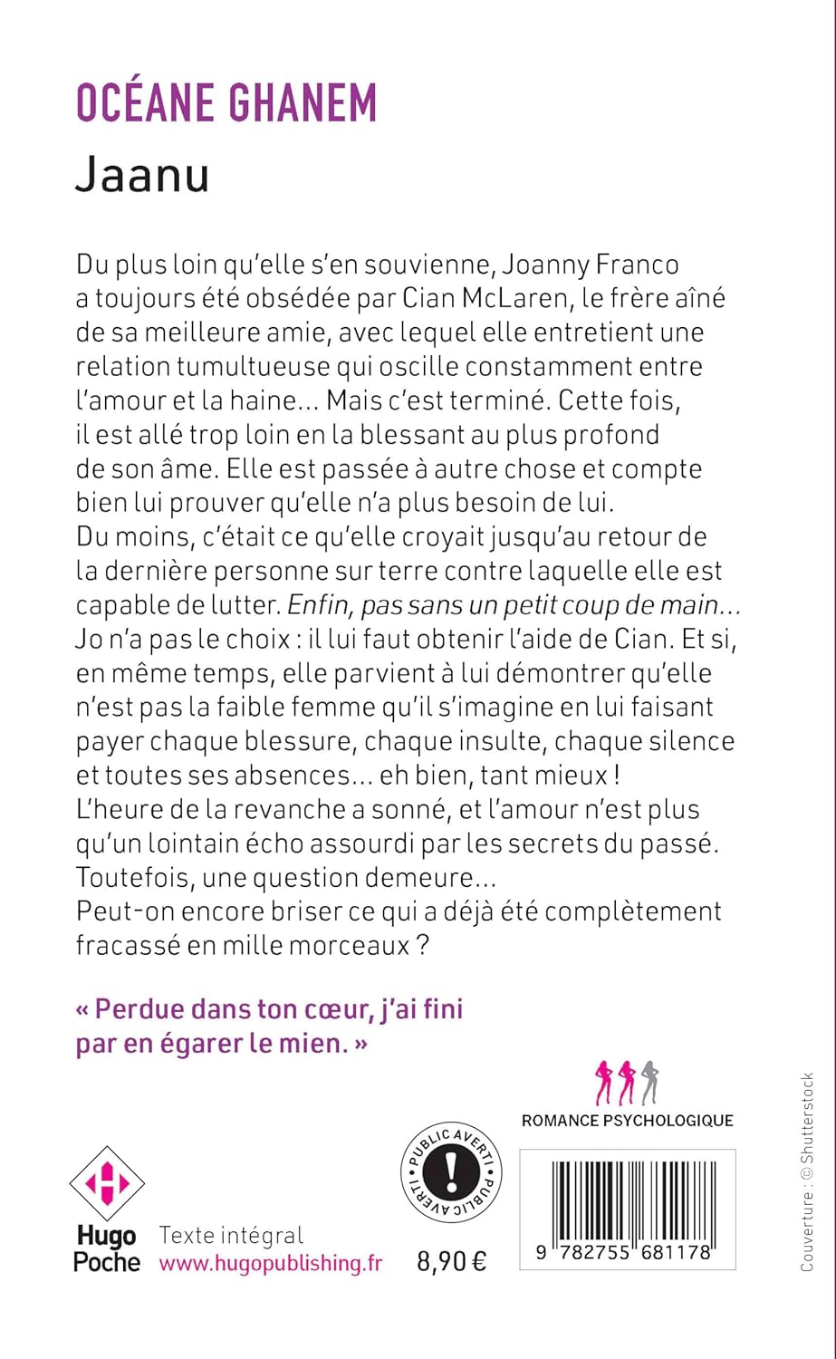Livre Jaanu - Océane Ghanem (Livre d'occasion)