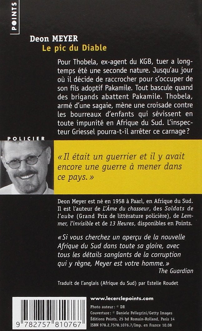 Livre Le pic du diable - Deon Meyer (Livre d'occasion) - ISBN 2757810766