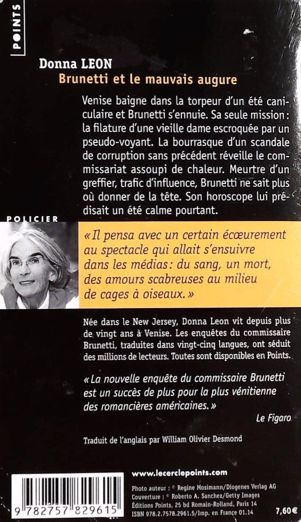 Brunetti et le mauvais augure : Une enquête du commissaire Brunetti (Donna Leon)