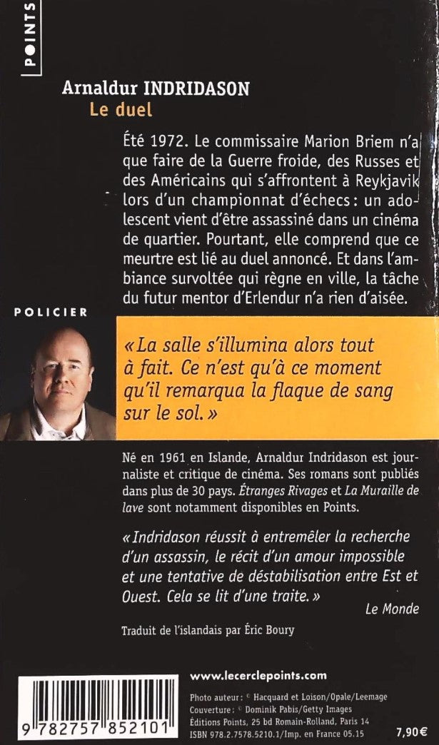 Le Duel (Arnaldur Indridason)