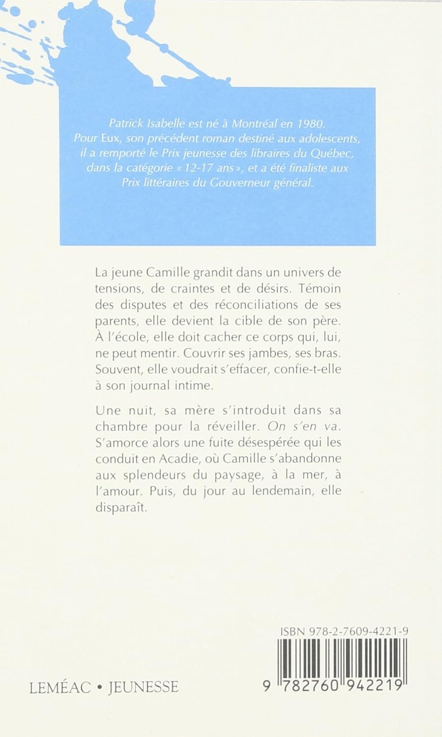 Livre Camille - Patrick Isabelle (Livre d'occasion)