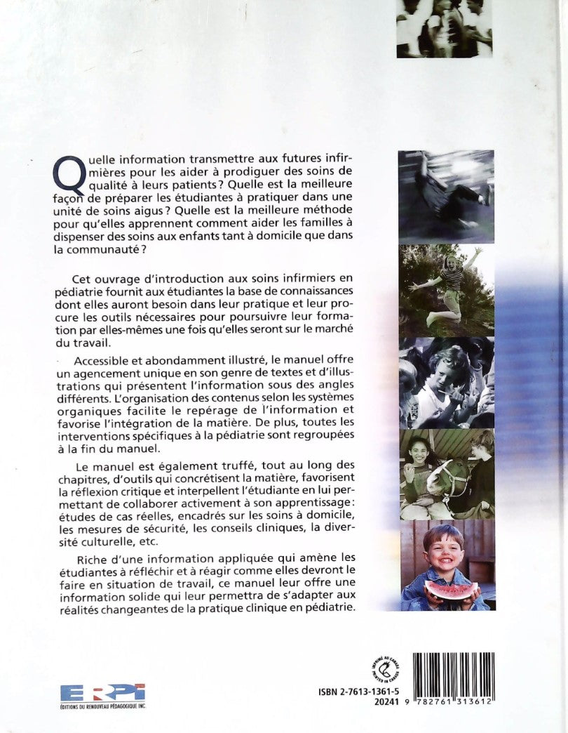 Livre Soins infirmiers en pédiatrie - Kim Ostiguy (Livre d'occasion) - ISBN 2761313615
