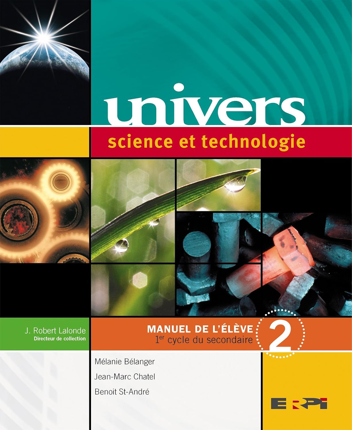 Livre Univers 2 : Manuel Science et Technologie (Livre d'occasion) - ISBN 2761317335