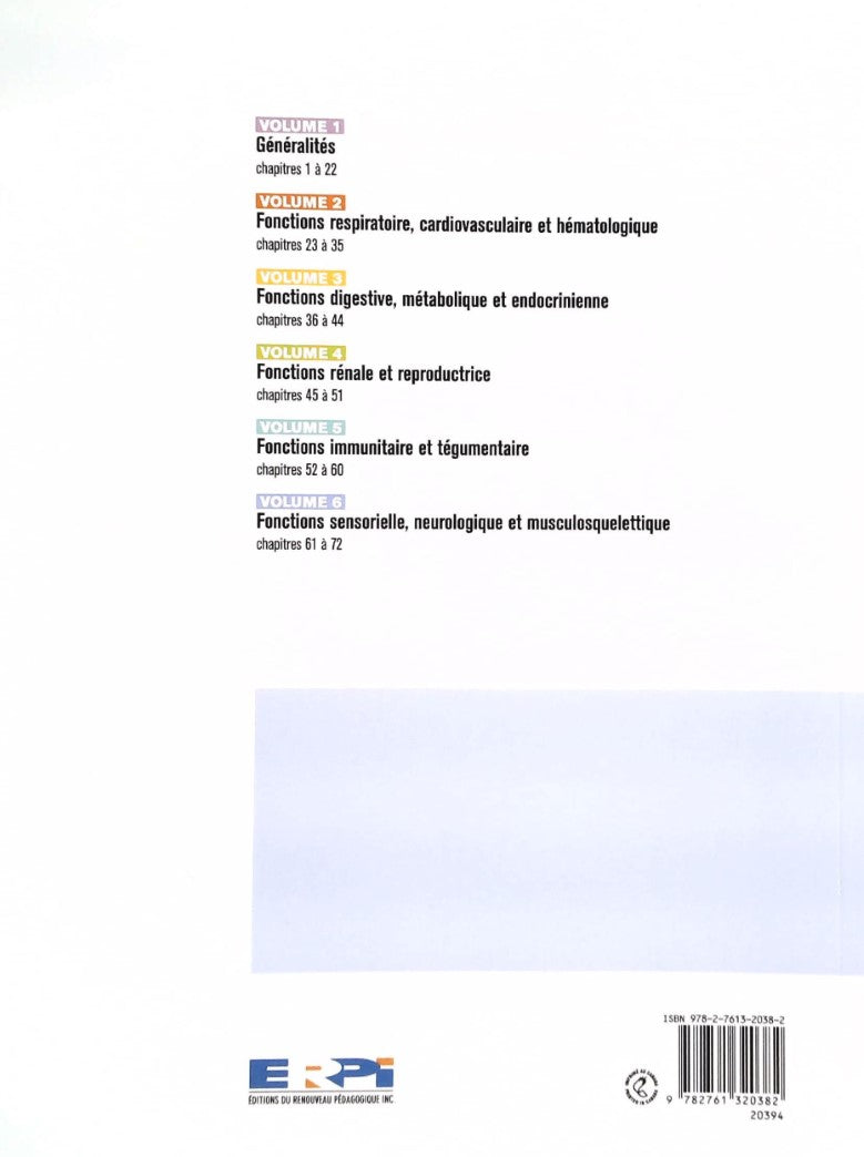 Livre Fonctions respiratoire, cardiovasculaire et hématologique, Médecine et chirurgie 4e édition...