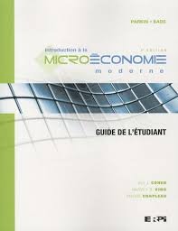 Livre Introduction à la microéconomie moderne : guide de l'étudiant (Pierre Chapleau Avi J....