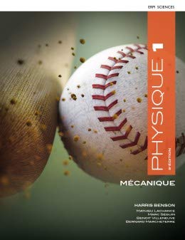 Livre Physique 1 mécanique 5ieme édition (Harris Benson) (Livre d'occasion) - ISBN 2761354990