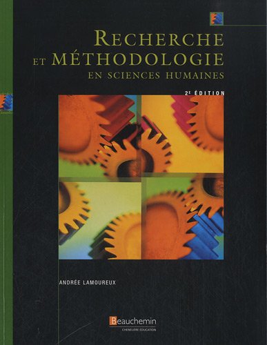 Livre Recherche et méthodologie en sciences humaines (2e édition) - Andrée Lamoureux (Livre d'occ...
