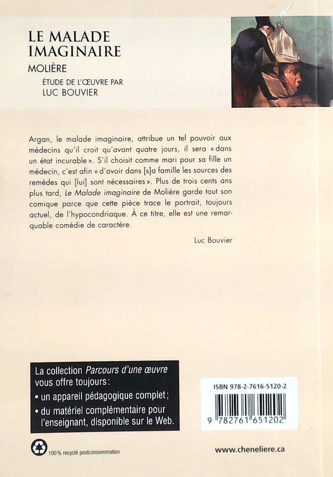 Livre Le malade imaginaire - Molière (Livre d'occasion)