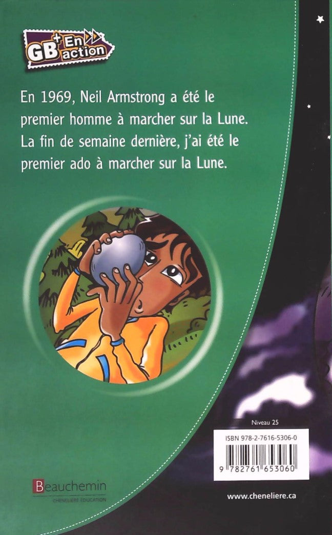Livre Sur la Lune dans une bulle - George Ivanoff (Livre d'occasion)