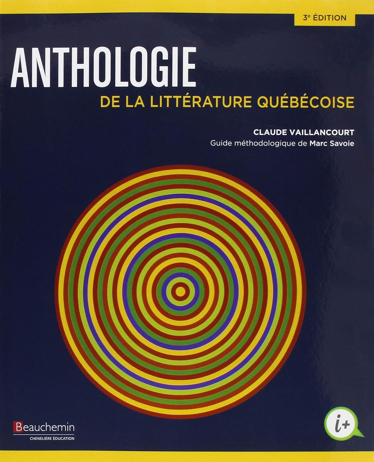 Livre Anthologie de la littérature québécoise - Claude Vaillancourt (Livre d'occasion) - ISBN 276...