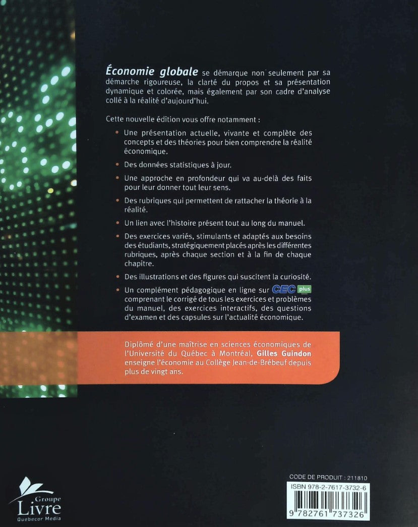 Livre Économie Globale (3e édition) - Roger A. Arnold (Livre d'occasion) - ISBN 2761737326