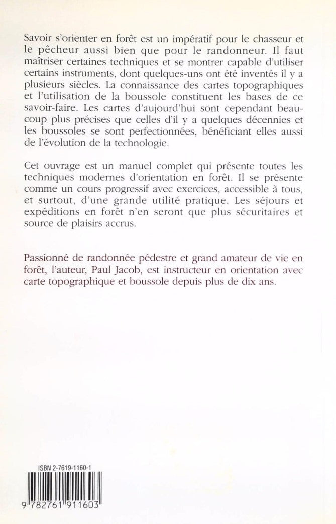 Guide d'orientation avec carte et boussole (Paul Jacob)