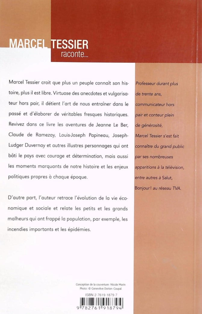 Livre Marcel Tessier raconte... 2 : Chroniques d'histoires (Marcel Tessier) (Livre d'occasion) -...