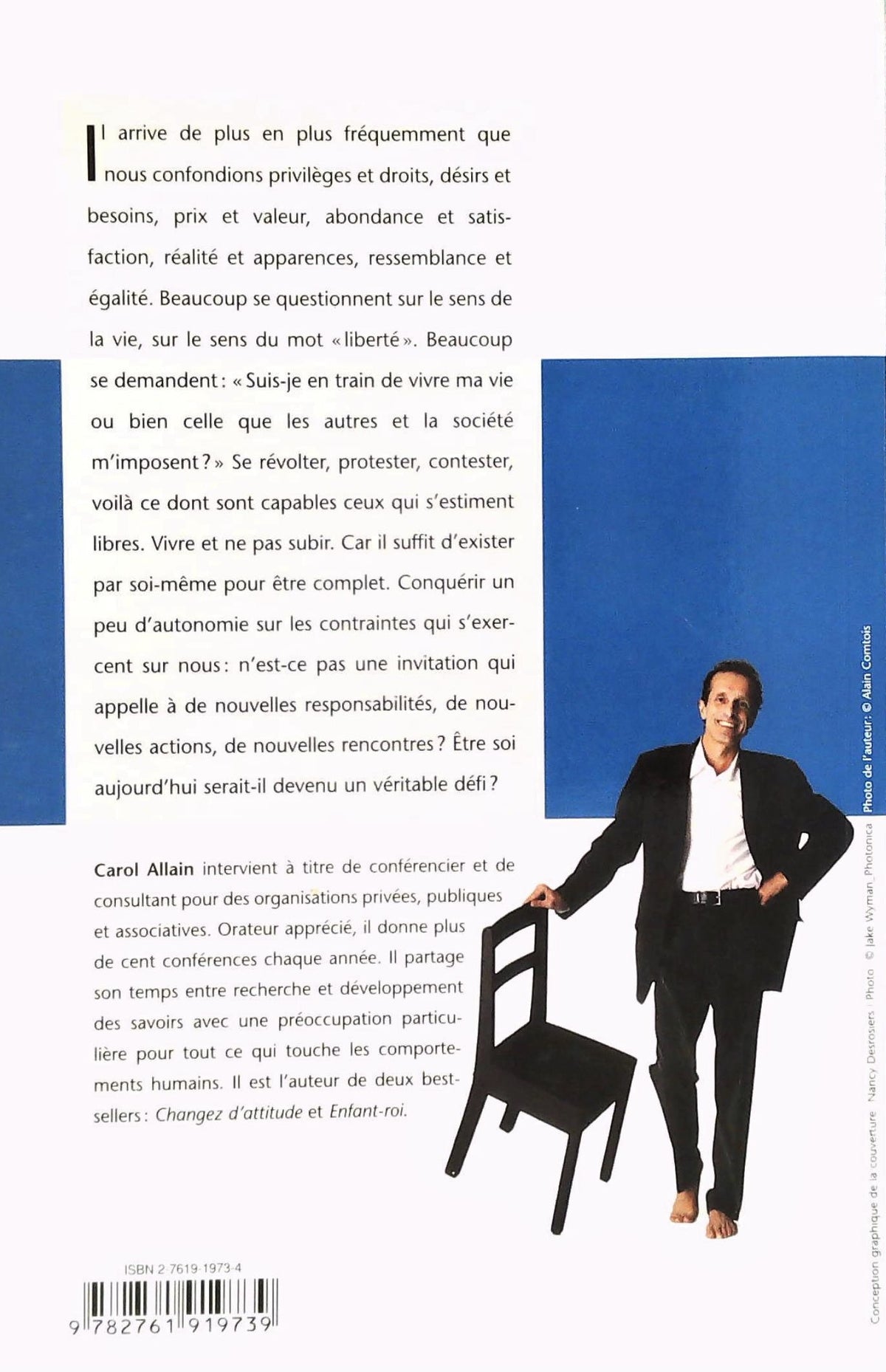 Livre Être soi dans un monde difficile (Carol Allain) (Livre d'occasion) - ISBN 2761919734