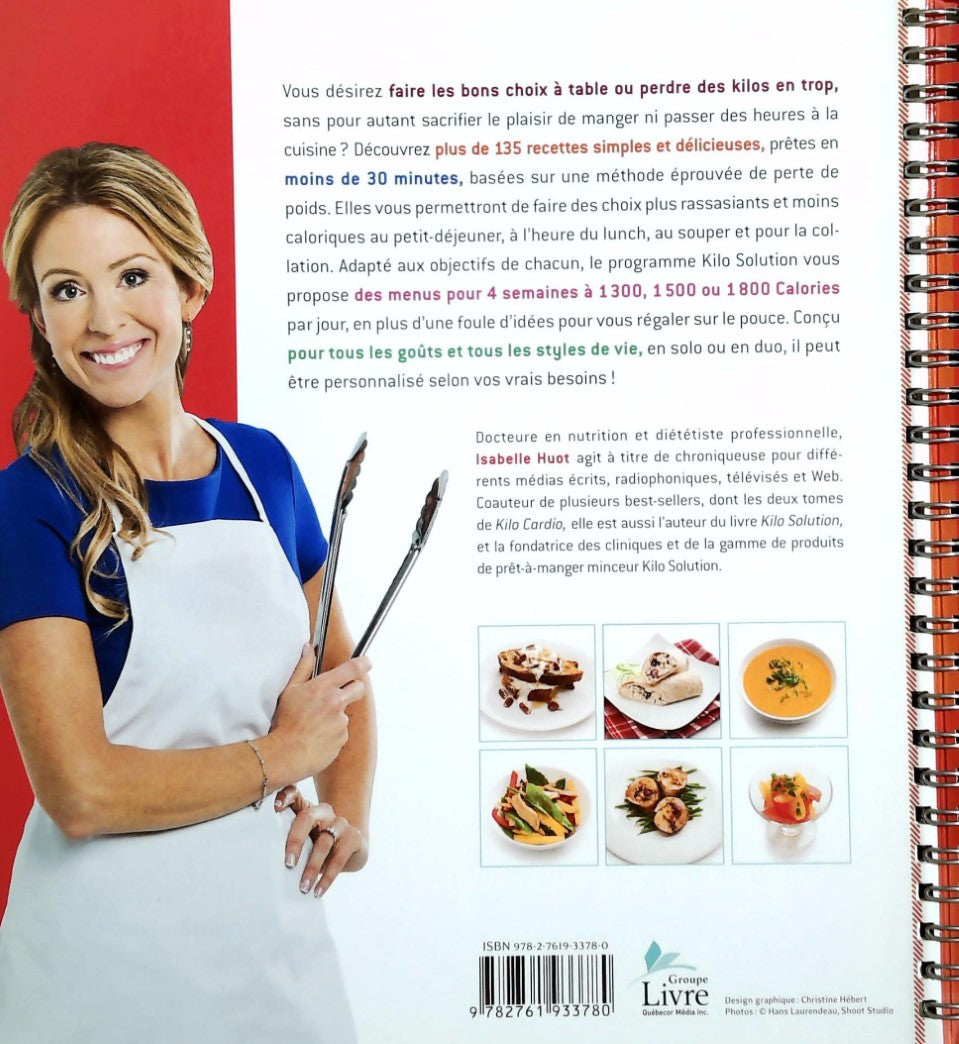 Livre Le programme Kilo Solution : 4 semaines de menus minceur (Isabelle Huot) (Livre...