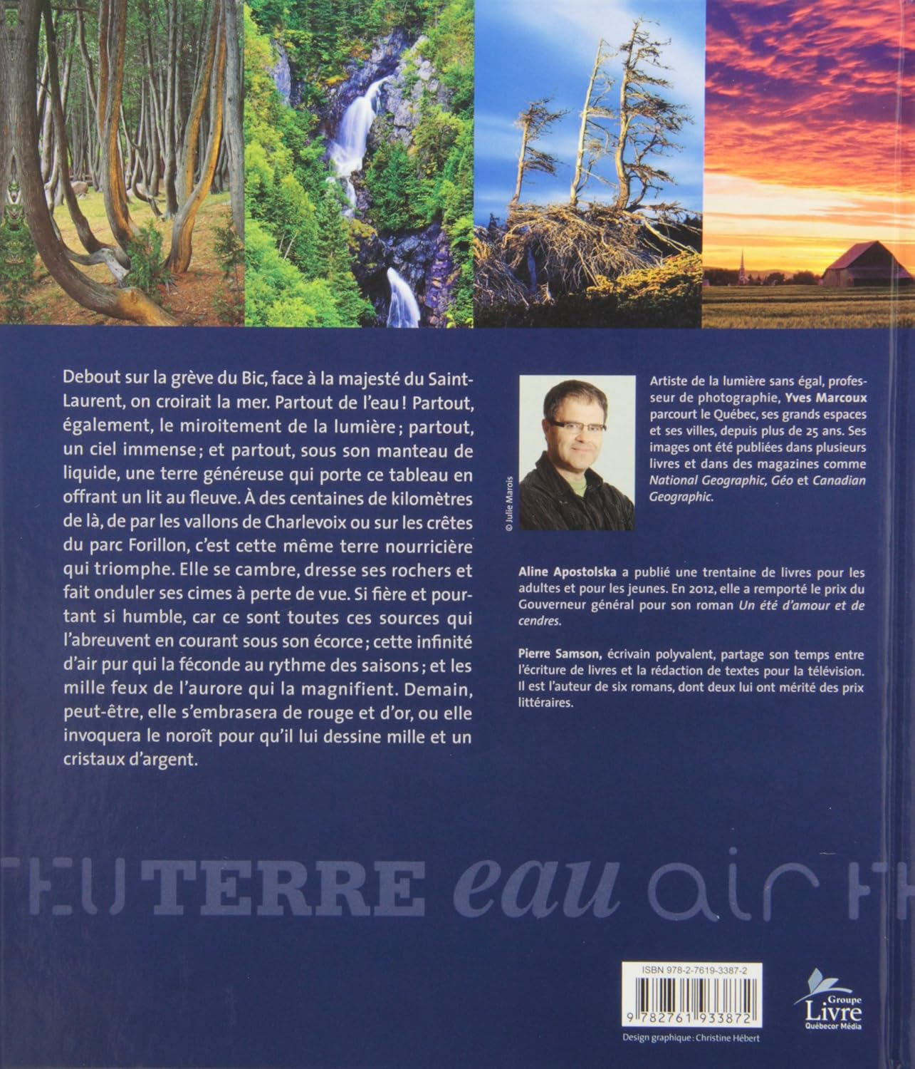 Livre Un Québec, quatre éléments - Yves Marcoux (Livre d'occasion) - ISBN 2761933877
