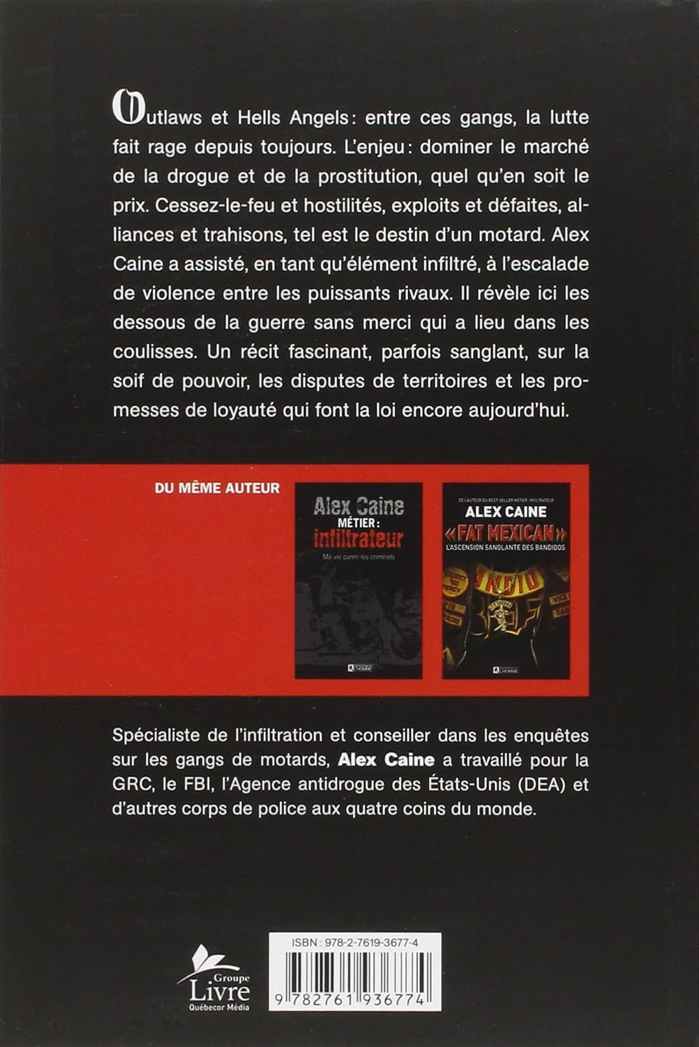 Livre Charlie contre les Hells : Vivez l'une des plus violentes guerres entre motards - Alex Cain...