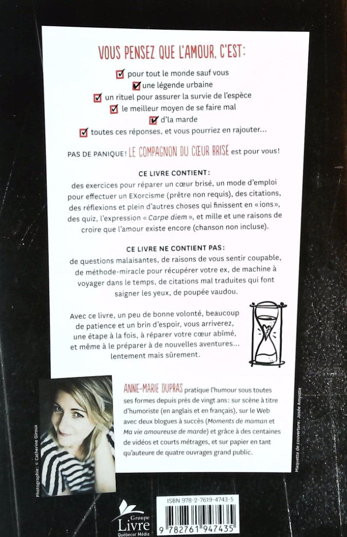 Le compagnon du coeur brisé (Anne-Marie Dupras)