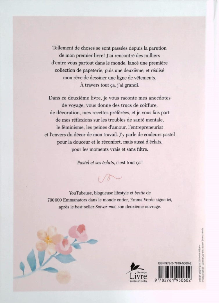 Livre Pastel et ses éclats - Emma Verde (Livre d'occasion) - ISBN 2761950607
