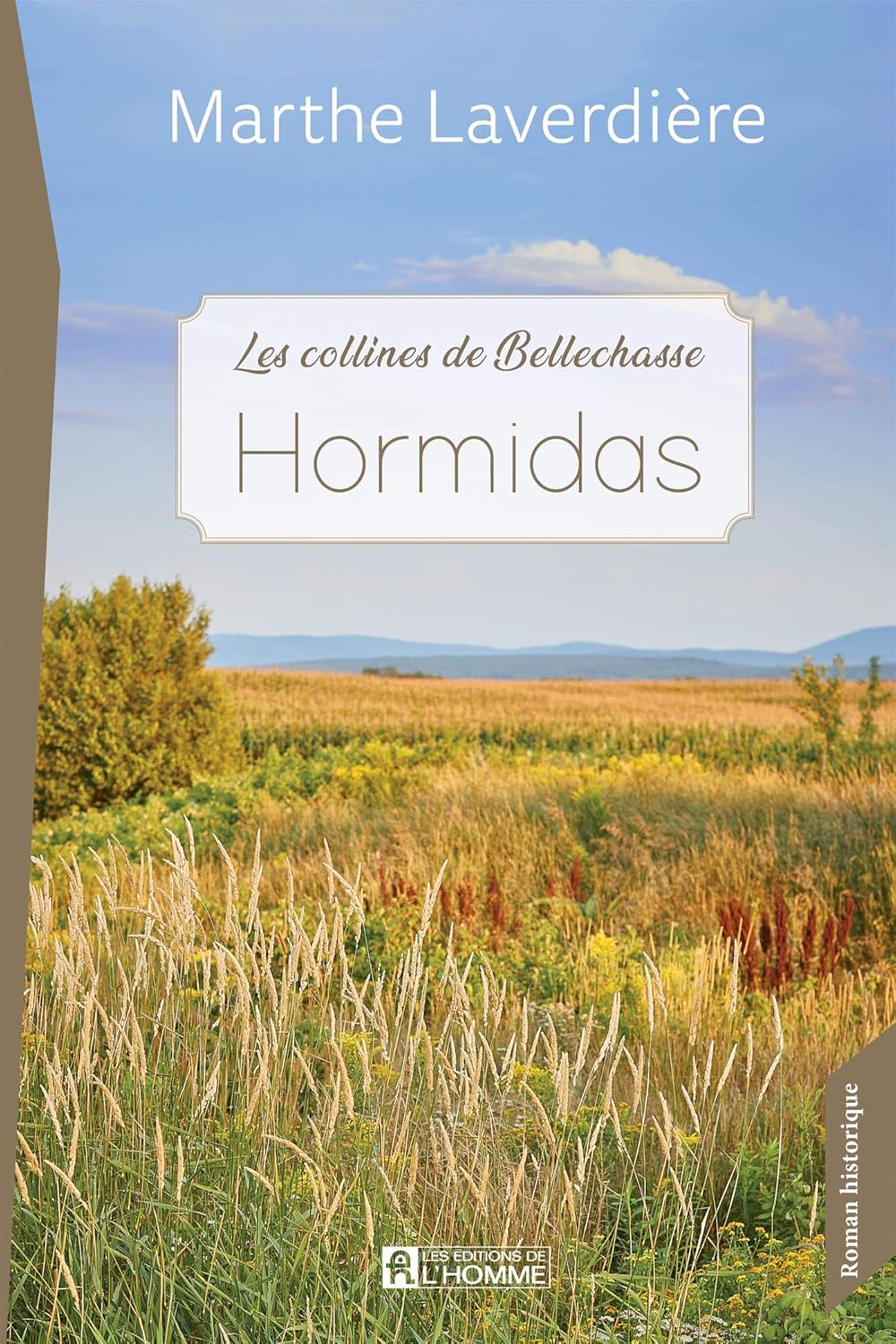 Livre Hormidas - Marthe Laverdière (Livre neuf) - ISBN 2761956605