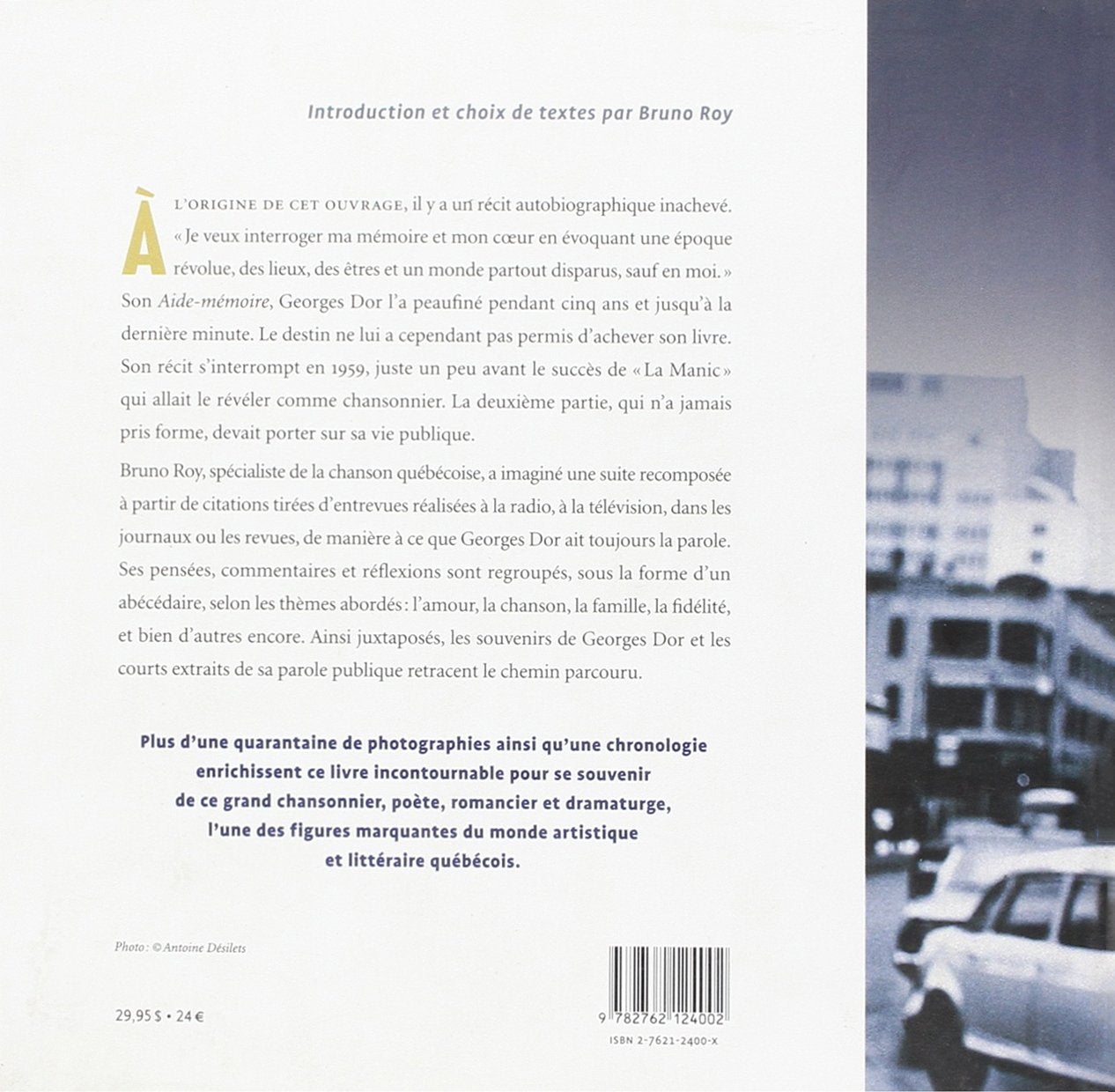 Georges Dor : Mémoires d'un homme de parole (Georges Dor)