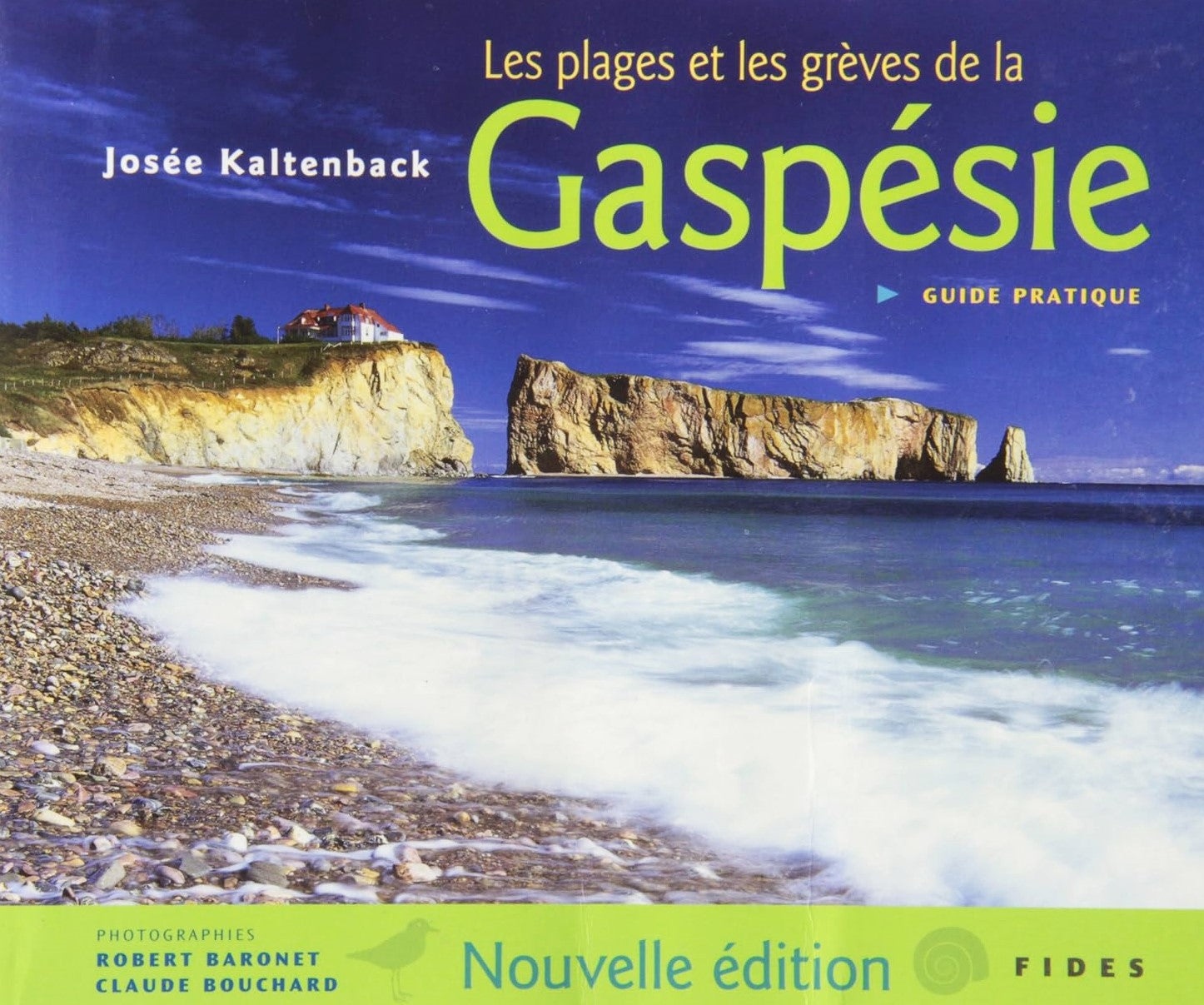 Livre ISBN  Les plages et les grèves de la Gaspésie (Josée Kaltenback)