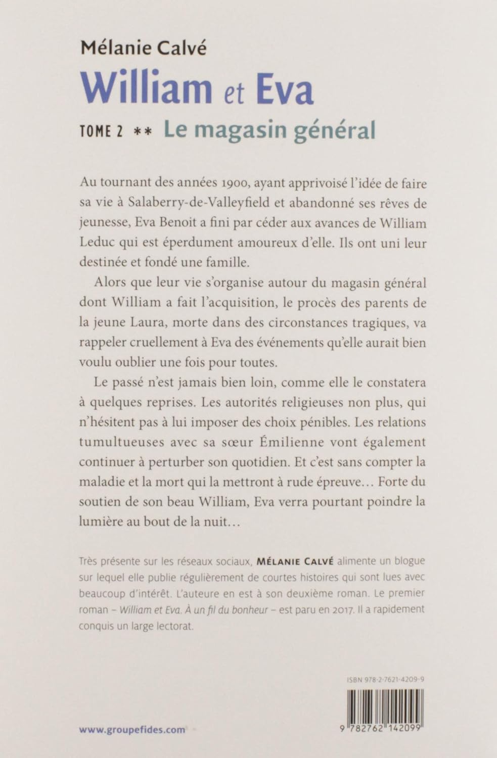 Livre Le magasin général - Mélanie Calvé (Livre d'occasion) - ISBN 2762142091