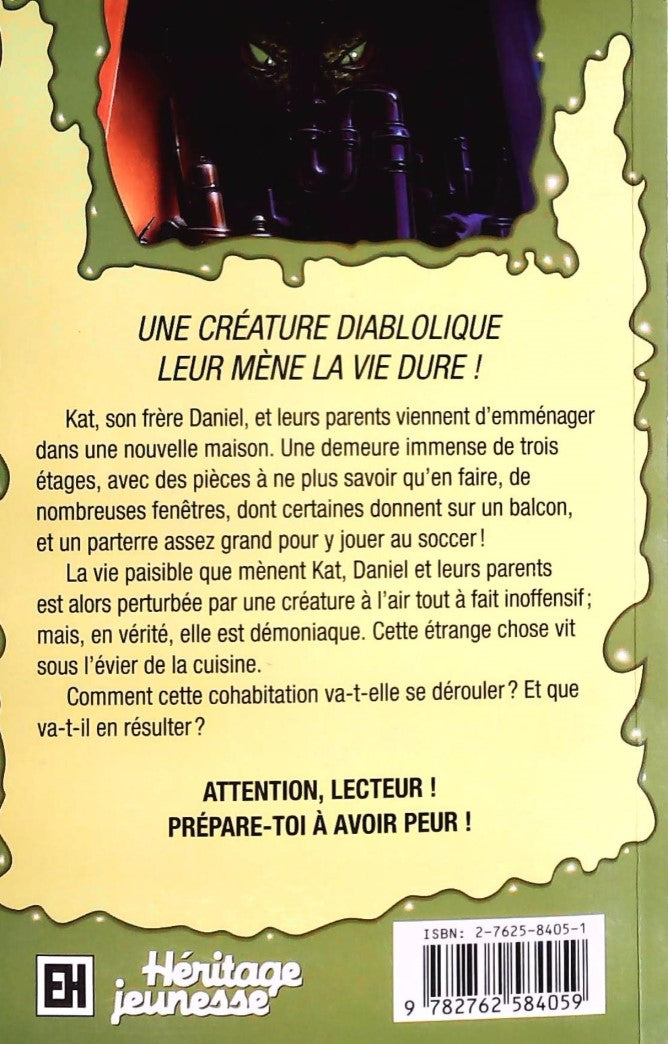 Chair de poule # 30 : Le monstre sous l'évier (R.L. Stine)