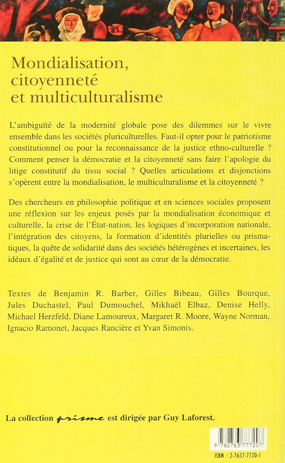 Livre Mondialisation, citoyenneté et multiculturalisme - Mikhaël Elbaz (Livre d'occasion) - ISBN ...
