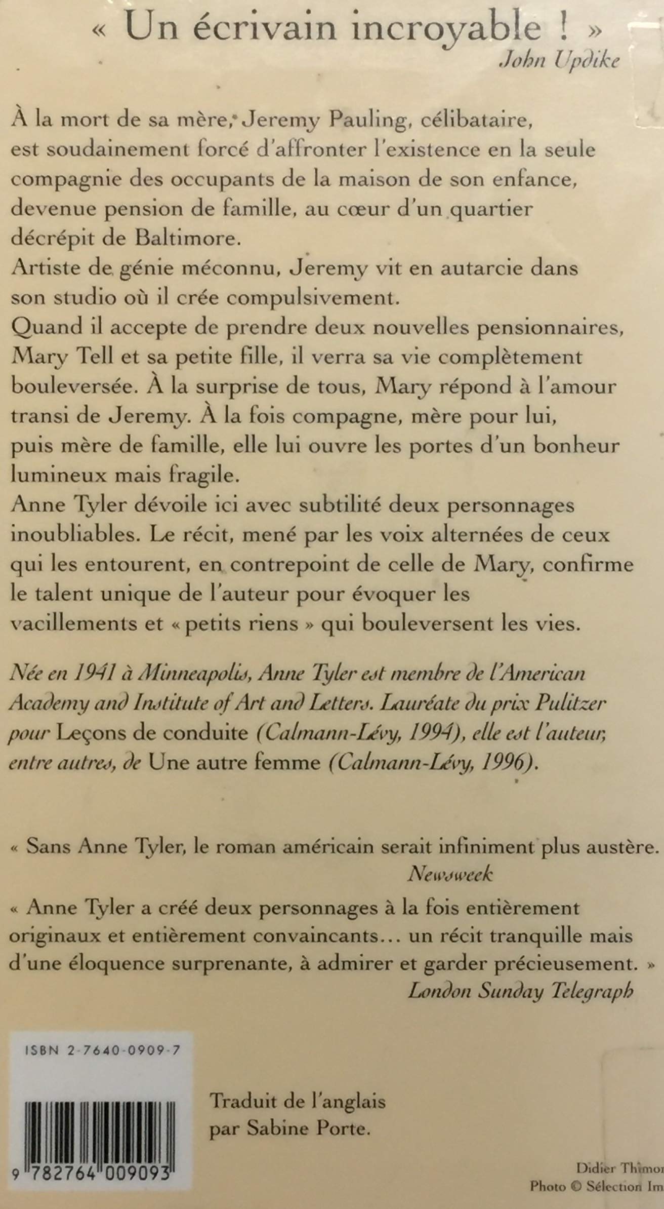 En suivant les étoiles (Anne Tyler)