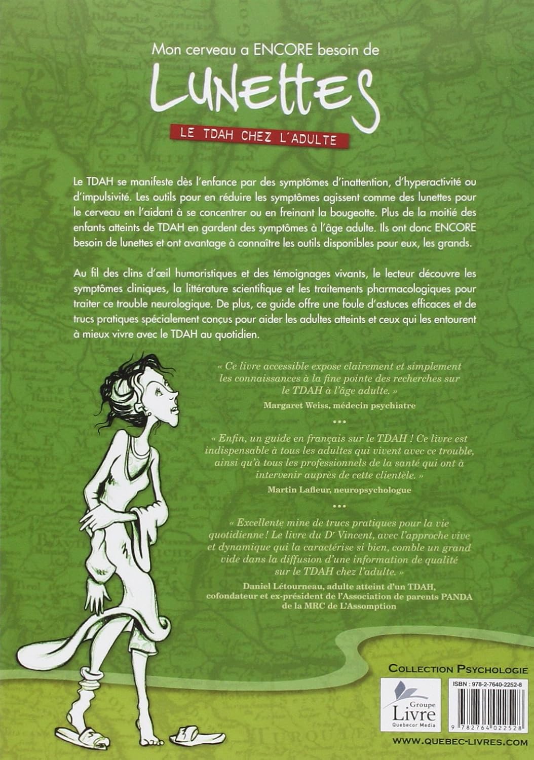 Livre Mon cerveau a encore besoin de lunettes : Le TDAH chez l'adulte - Dr Annick Vincent (Livre ...