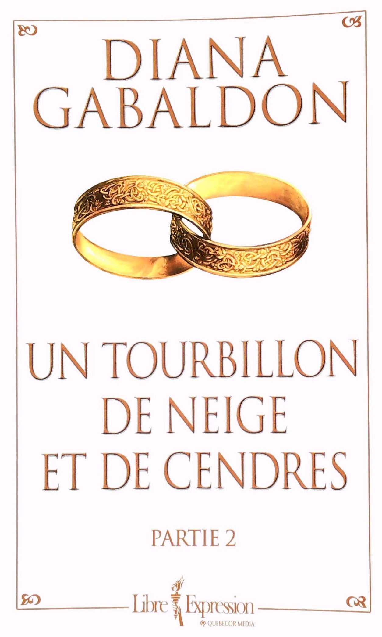 Livre Un tourbillon de neige et de cendres (Partie 2) (Diana Gabaldon) (Livre d'occasion) - ISBN...
