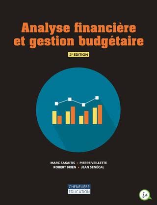 Analyse financière et gestion budgétaire (2e édition)