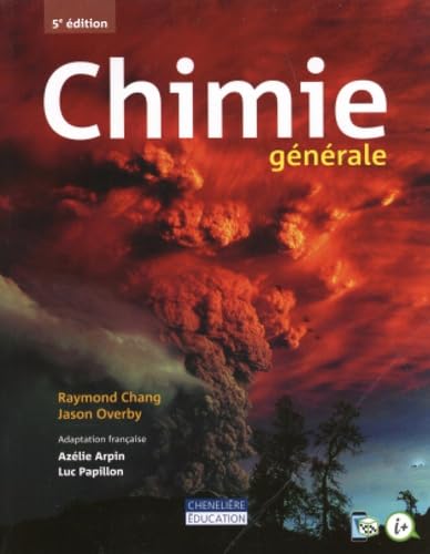 Livre Chimie générale - Raymond Chang (Livre d'occasion) - ISBN 2765078580