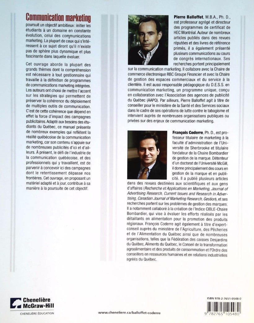 Livre Communication marketing : Une perspective intégrée, 2ième édition - Belch (Livre d'occasion...