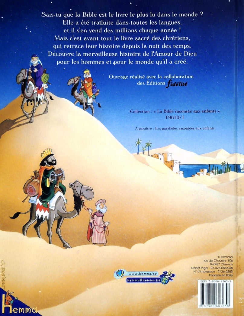 La Bible racontée aux enfants (Gauthier Dosimont)