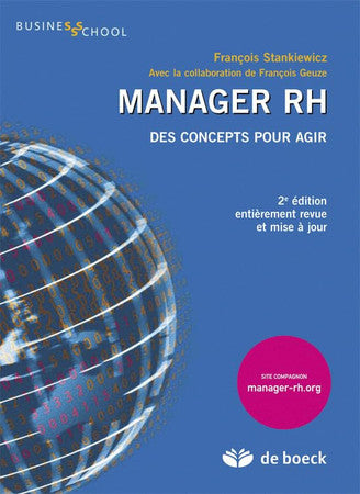 Livre Manager rh: des concepts pour agir (François Stankiewicz) (Livre d'occasion) - ISBN 2804161676