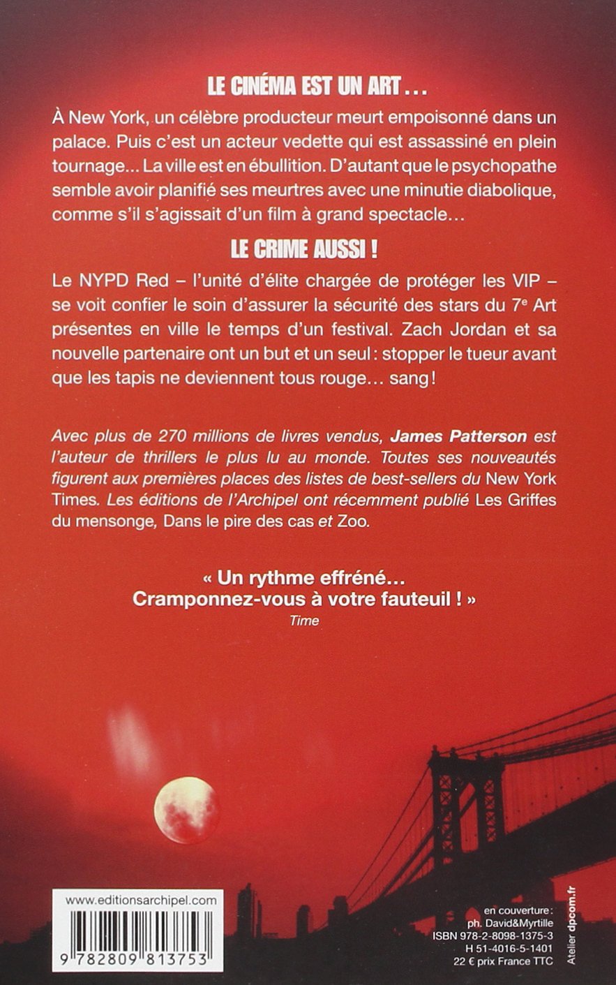 Livre Tapis rouge (James Patterson, Marshall Karp) (Livre d'occasion) - ISBN 2809813752