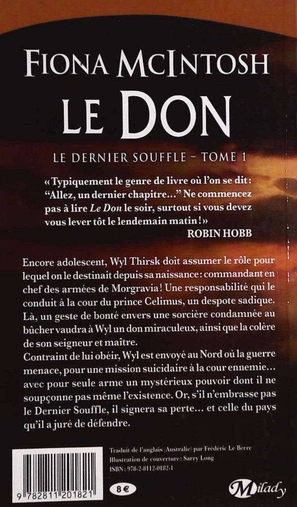 Le dernier souffle # 1 : Le don (Fiona McIntosh)