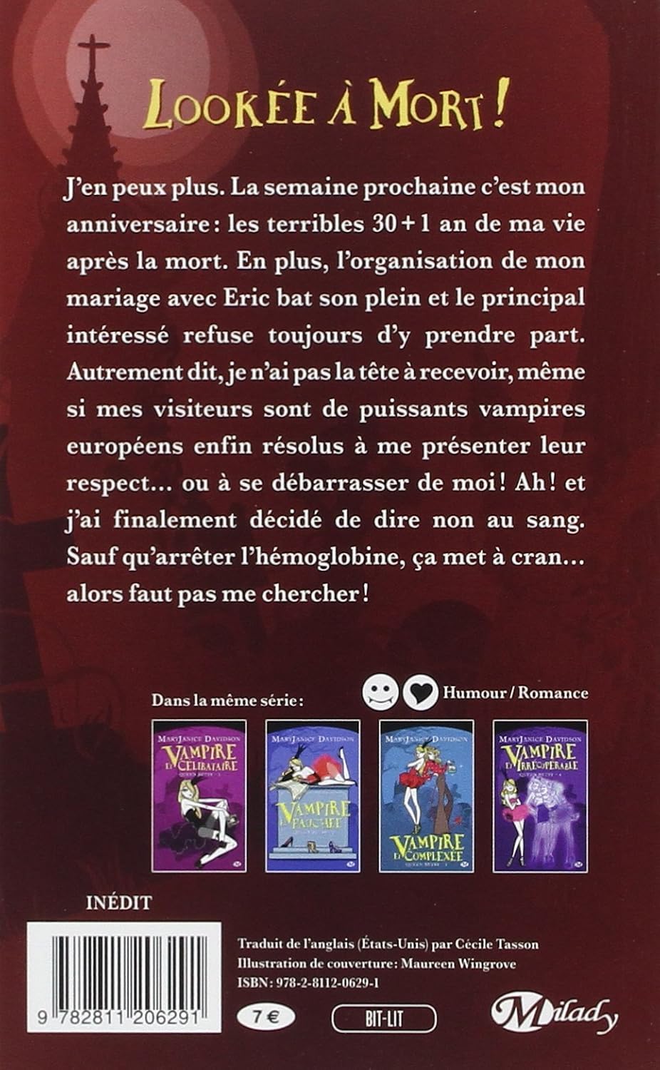 Livre Vampire et casée - MaryJanice Davidson (Livre d'occasion) - ISBN 2811206299