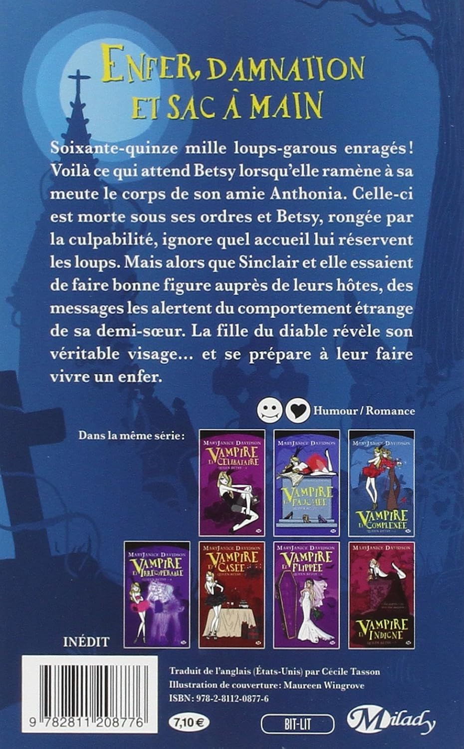 Livre Vampire et indésirable - MaryJanice Davidson (Livre d'occasion) - ISBN 2811208771