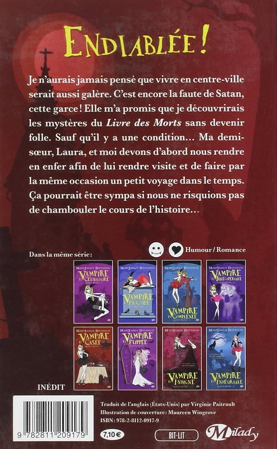 Livre Vampire et déboussolée - MaryJanice Davidson (Livre d'occasion) - ISBN 2811209174