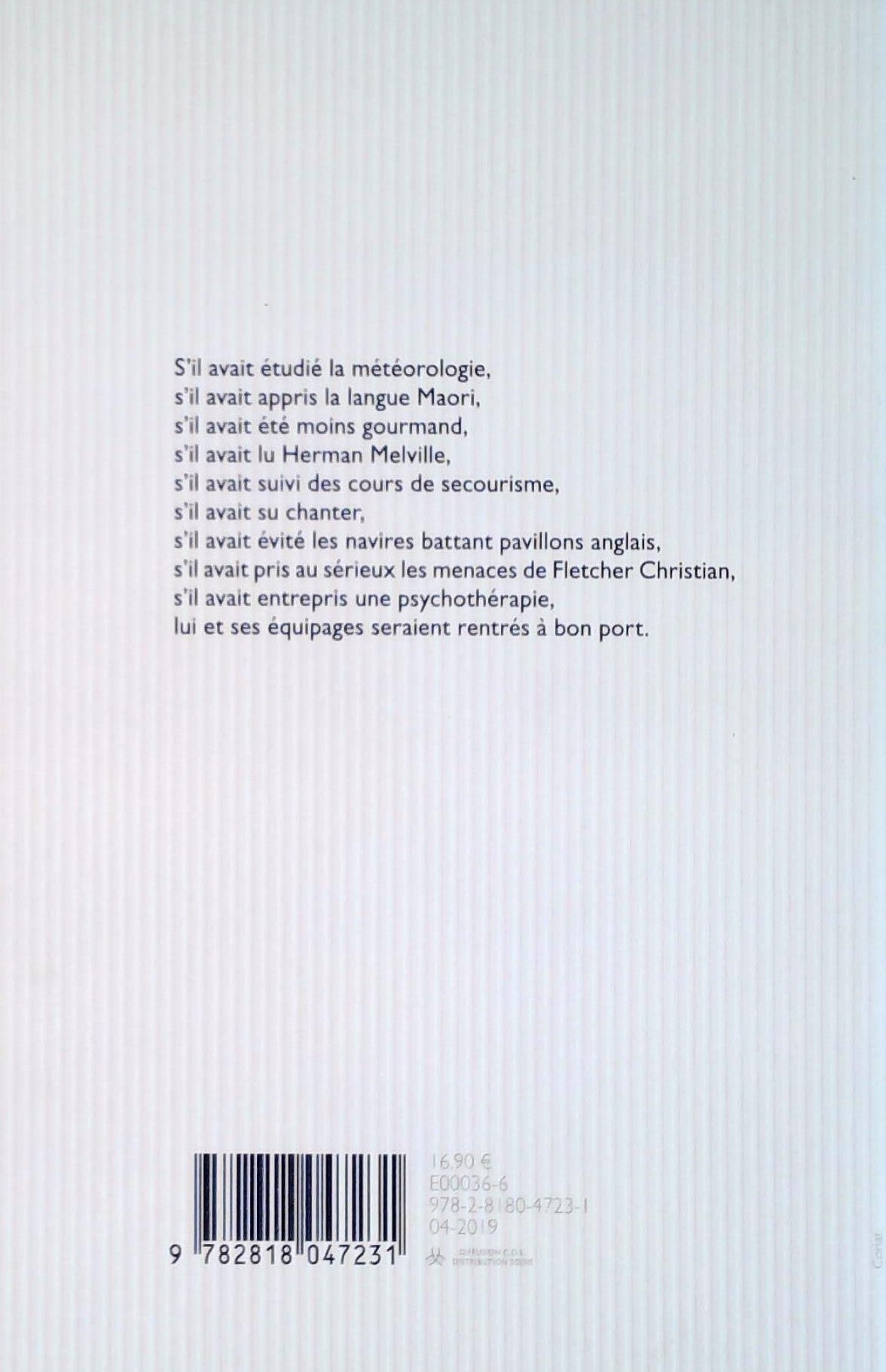 Livre L'Affaire La Pérouse - Anne-James Chaton (Livre d'occasion) - ISBN 2818047234