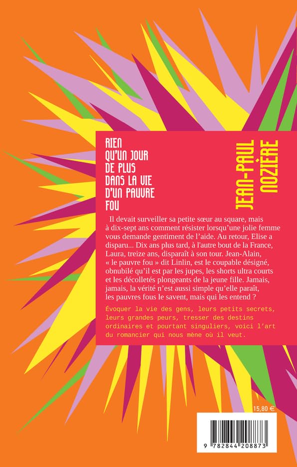 Livre Rien qu'un jour de plus dans la rue d'un pauvre fou - Jean-Paul Nozière (Livre d'occasion) ...