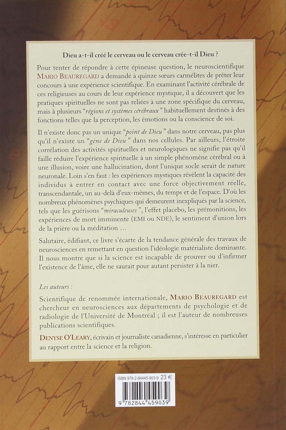 Du cerveau à Dieu : Plaidoyer d'un neuroscientifique pour l'existence de l'âme (Mario Beauregard)