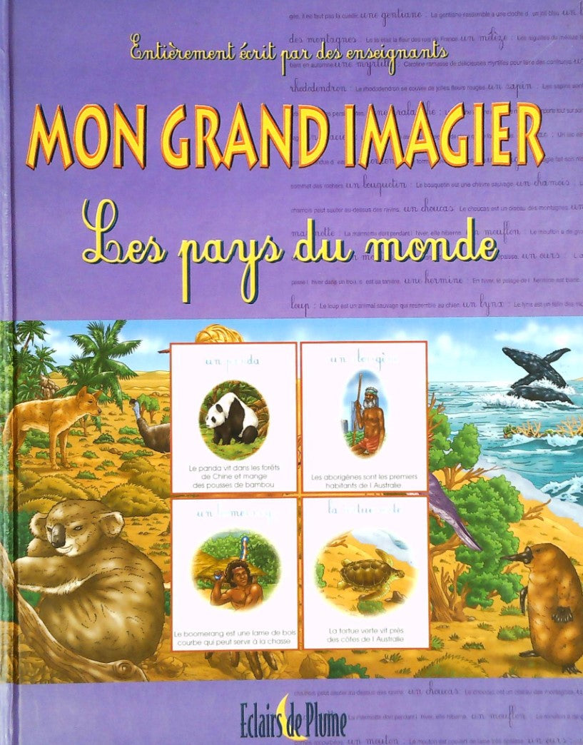 Livre ISBN 284470042X Mon grand imagier # 3 : Les pays du monde