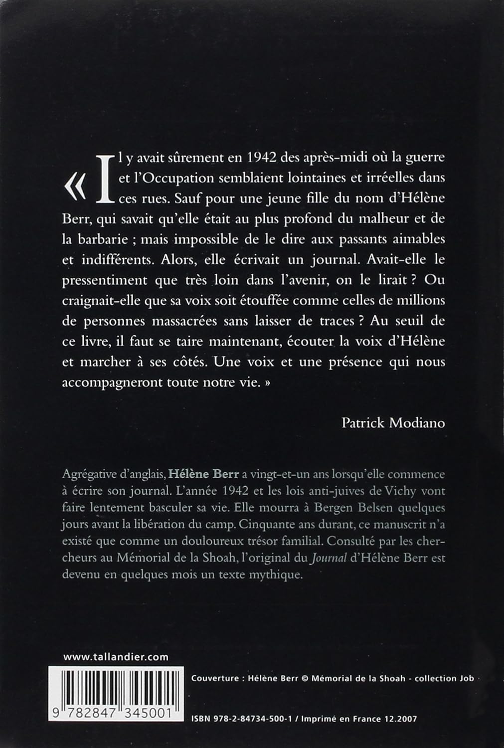 Livre Journal - Hélène Berr (Livre d'occasion) - ISBN 2847345000