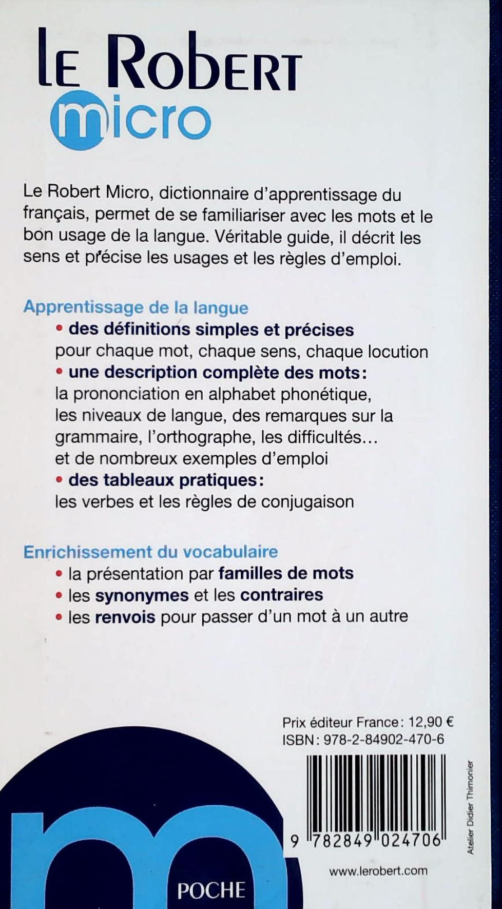 Livre Le Robert Micro - Collectif (Livre d'occasion) - ISBN 2849024708