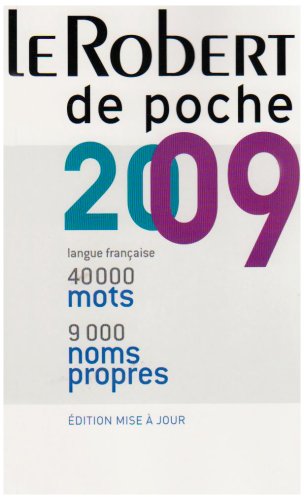 Livre Le Robert de poche 2009 (Collectif) (Livre neuf) - ISBN 2849024732